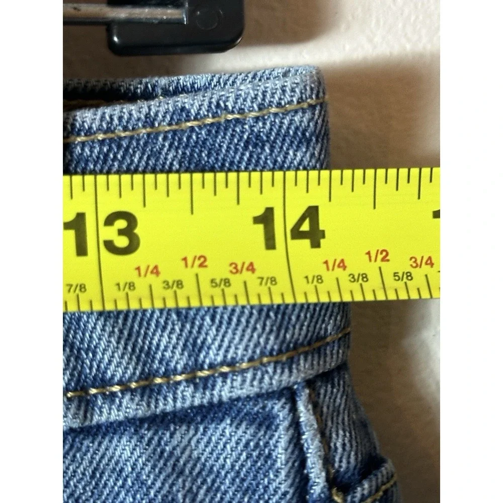 DENIZEN Levi's Jeans Mens 28x30 Blue Denim 216 Slim Straight Western Bikercore